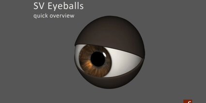 SV Eyeballs - free eye setup for Cinema 4D