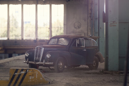 verlassener Wolseley 4/50